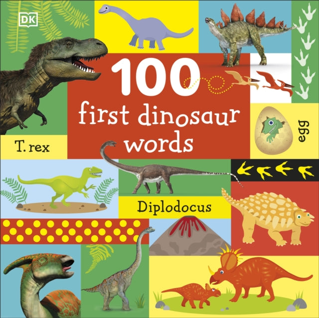 100 First Dinosaur Words-9780241375587