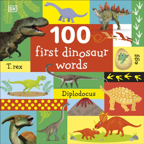 100 First Dinosaur Words-9780241375587