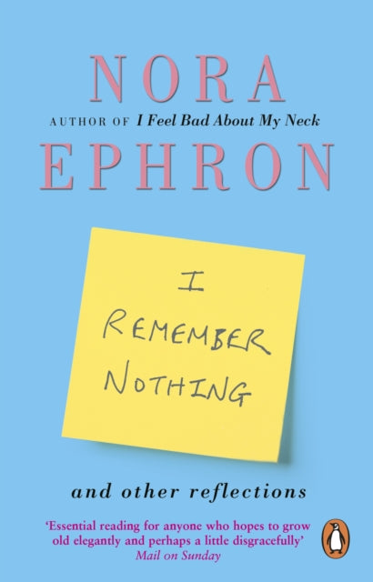 I Remember Nothing and other reflections : Memories and wisdom from the iconic writer and director-9780552777377