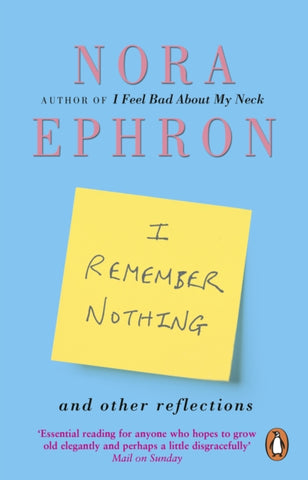 I Remember Nothing and other reflections : Memories and wisdom from the iconic writer and director-9780552777377