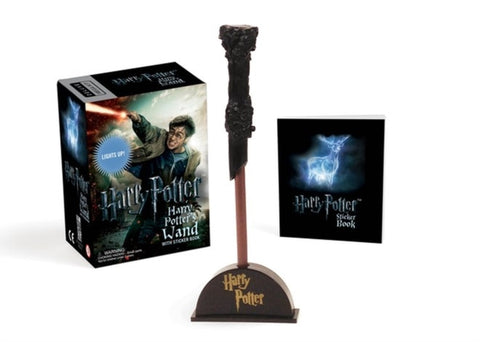 Harry Potter Wizard's Wand with Sticker Book : Lights Up!-9780762459377