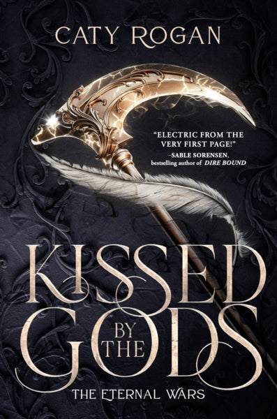 Kissed by the Gods - INDIE EXCLUSIVE EDITION featuring stunning character art hardcover illustration, illustrated endpapers and sprayed edge