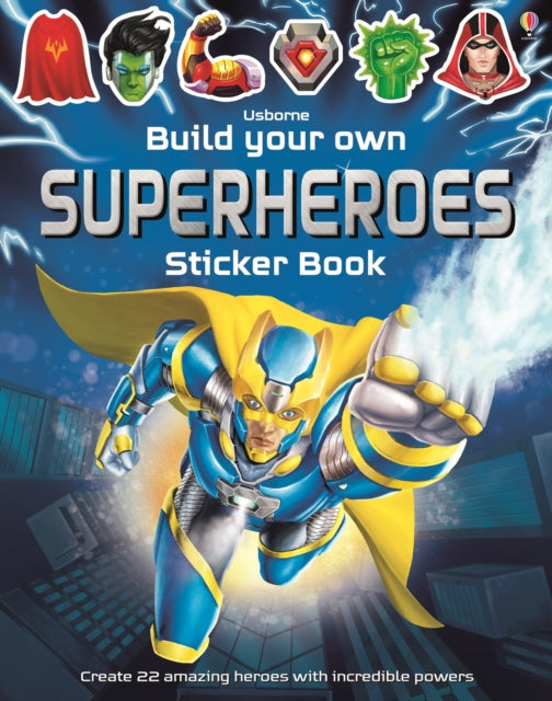 Build Your Own Superheroes Sticker Book-9781474918961