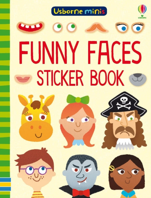 Funny Faces Sticker Book-9781474947664