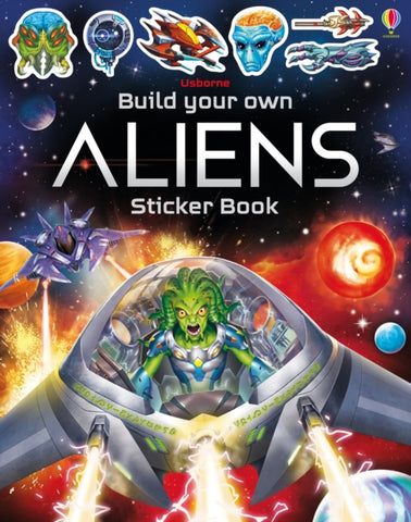 Build Your Own Aliens Sticker Book-9781474969086