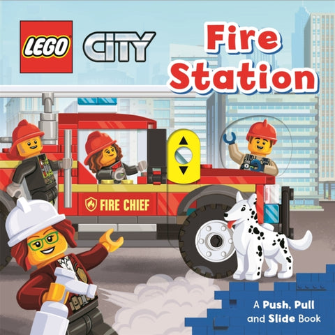 LEGO (R) City Fire Station : A Push, Pull and Slide Book-9781529048360