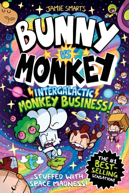 Bunny Vs. Monkey: Intergalactic Monkey Business! - SIGNED (bookplated) COPY