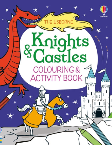 Knights and Castles Colouring and Activity Book-9781836044147