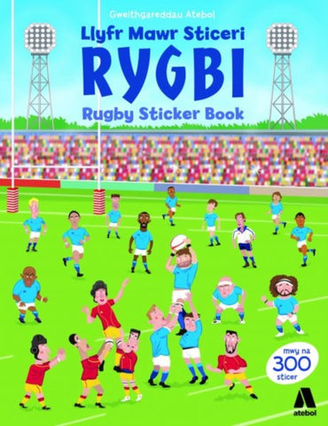 Llyfr Sticeri Rygbi / Rugby Sticker Book-9781910574126