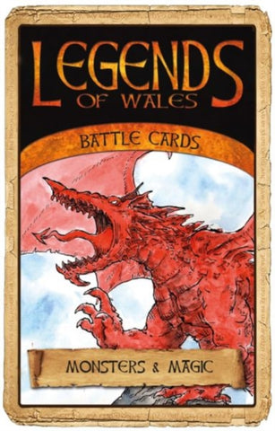 Legends of Wales Battle Cards: Monsters and Magic-9781910574898