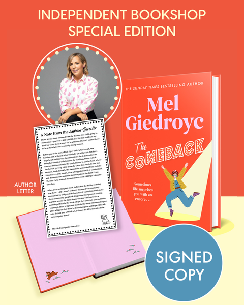 SIGNED INDIE EXCLUSIVE The Comeback : The Warm, Funny and Irrepressible New Novel from the Sunday Times Bestselling Author - PRE-ORDER NOW FOR 27/8/26