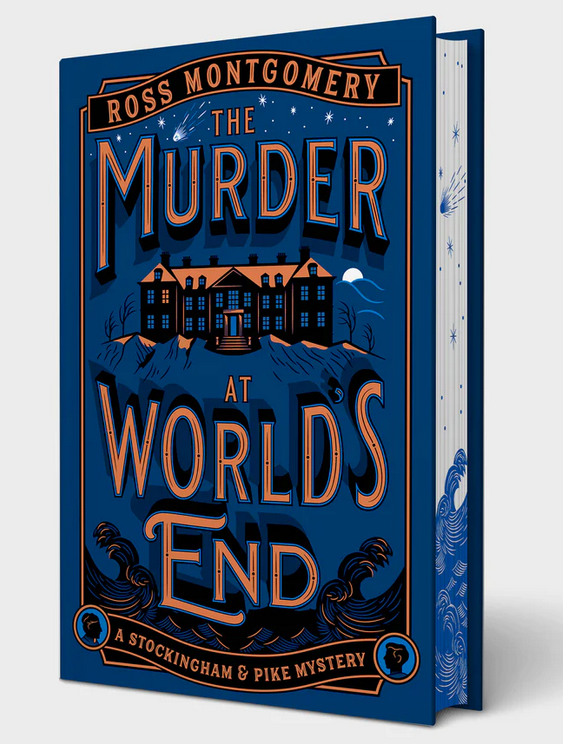 The Murder at World's End - SIGNED INDIE EXCLUSIVE EDITION with beautiful sea-motif sprayed edge