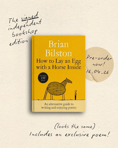 SIGNED INDIE EXCLUSIVE - How to Lay an Egg with a Horse Inside : An Alternative Guide to Writing and Enjoying Poetry - PRE-ORDER FOR 16/04/26