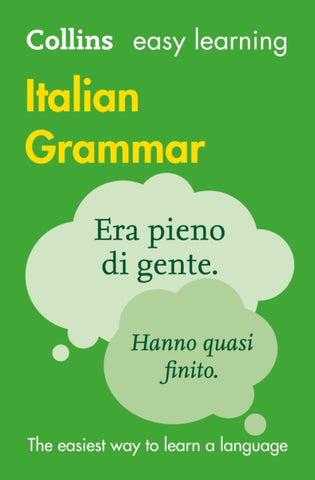 Easy Learning Italian Grammar-9780008142025