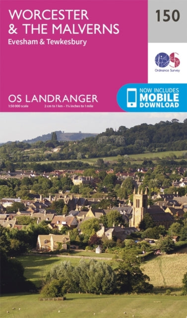 Landranger 150 Worcester and the Malverns-9780319262481