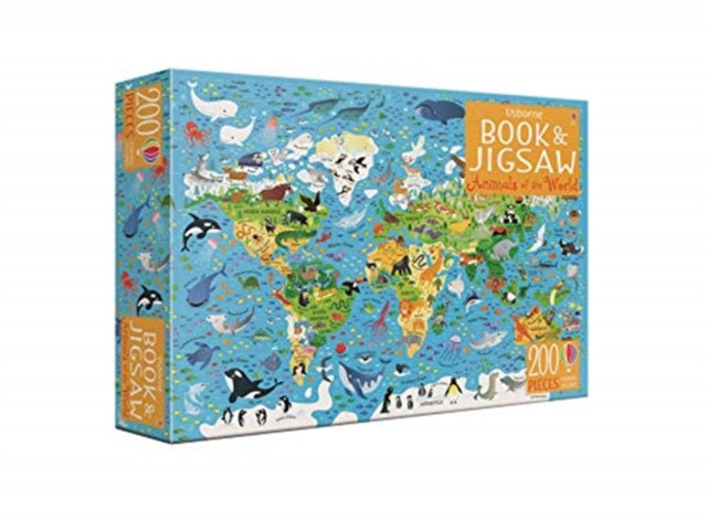 Animals of the World Book and Jigsaw-9781474969420