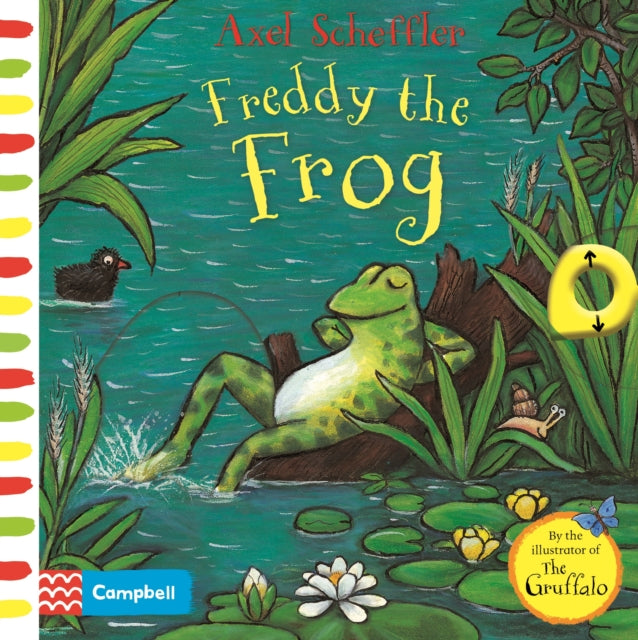 Axel Scheffler Freddy the Frog : A push, pull, slide book-9781529023329