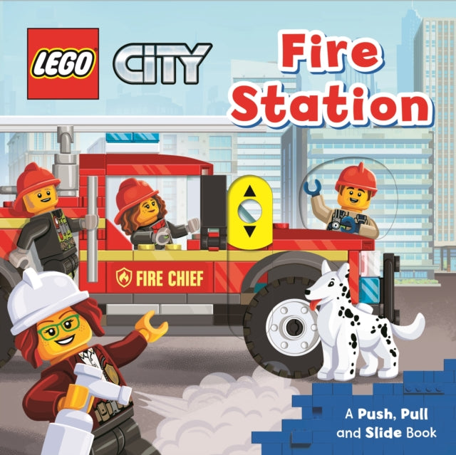 LEGO (R) City Fire Station : A Push, Pull and Slide Book-9781529048360
