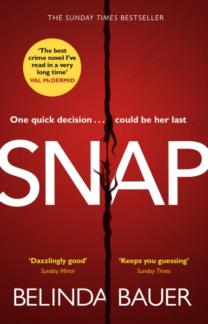 Snap : `The best crime novel I've read in a very long time' Val McDermid-9781784160852
