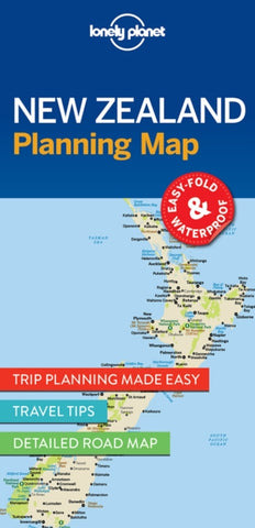 Lonely Planet New Zealand Planning Map-9781786579041