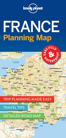 Lonely Planet France Planning Map-9781786579065