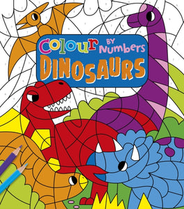 Colour by Numbers: Dinosaurs-9781789503753