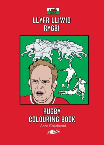 Llyfr Lliwio Rygbi | Rugby Colouring Book-9781800994317