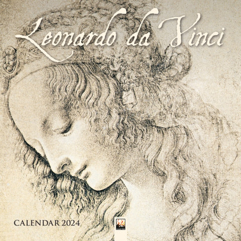 Leonardo da Vinci Wall Calendar 2024 (Art Calendar)-9781804173800