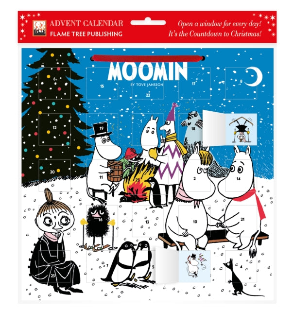Moomins by the Fire Advent Calendar (with stickers)-9781839641145