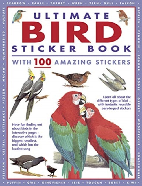 Ultimate Bird Sticker Book : with 100 amazing stickers-9781861478771