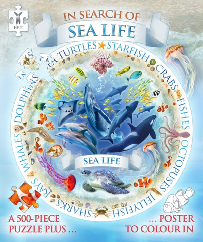In Search of Sea Life Jigsaw and Poster-9781908489623